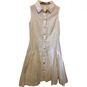 Lela Rose WHITE Mid-length Dress